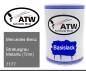 Preview: Mercedes-Benz, Stratusgrau Metallic (Trim), 7177: 500ml Lackdose, von ATW Autoteile West.